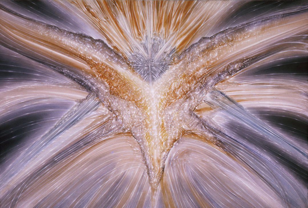 
„Second Coming (1973, Öl auf Leinwand).