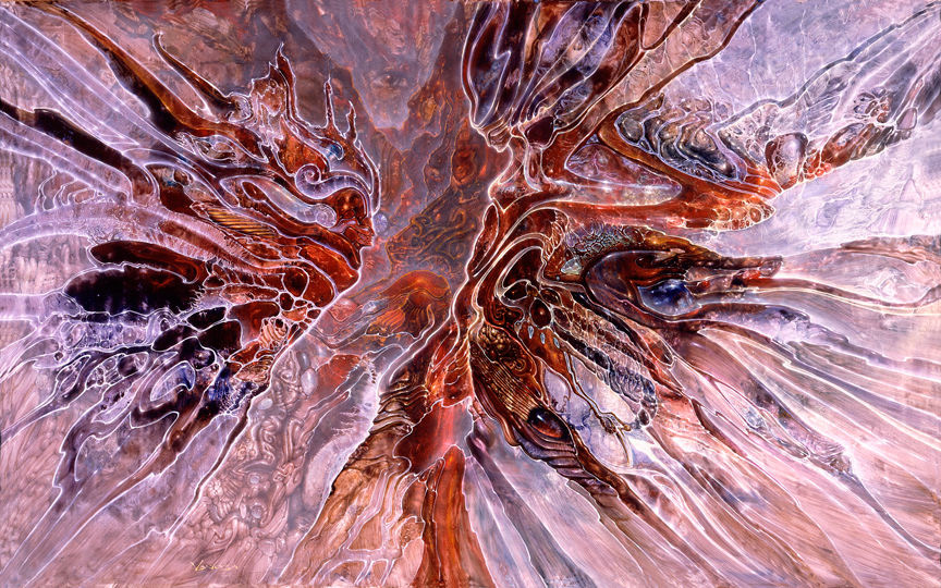 
Dos Angeles (1993, Öl auf Leinwand).